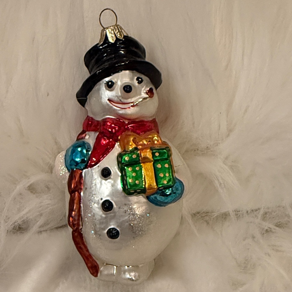 Christopher Radko: rare “Mr. Iceberg” Snowman Ornament